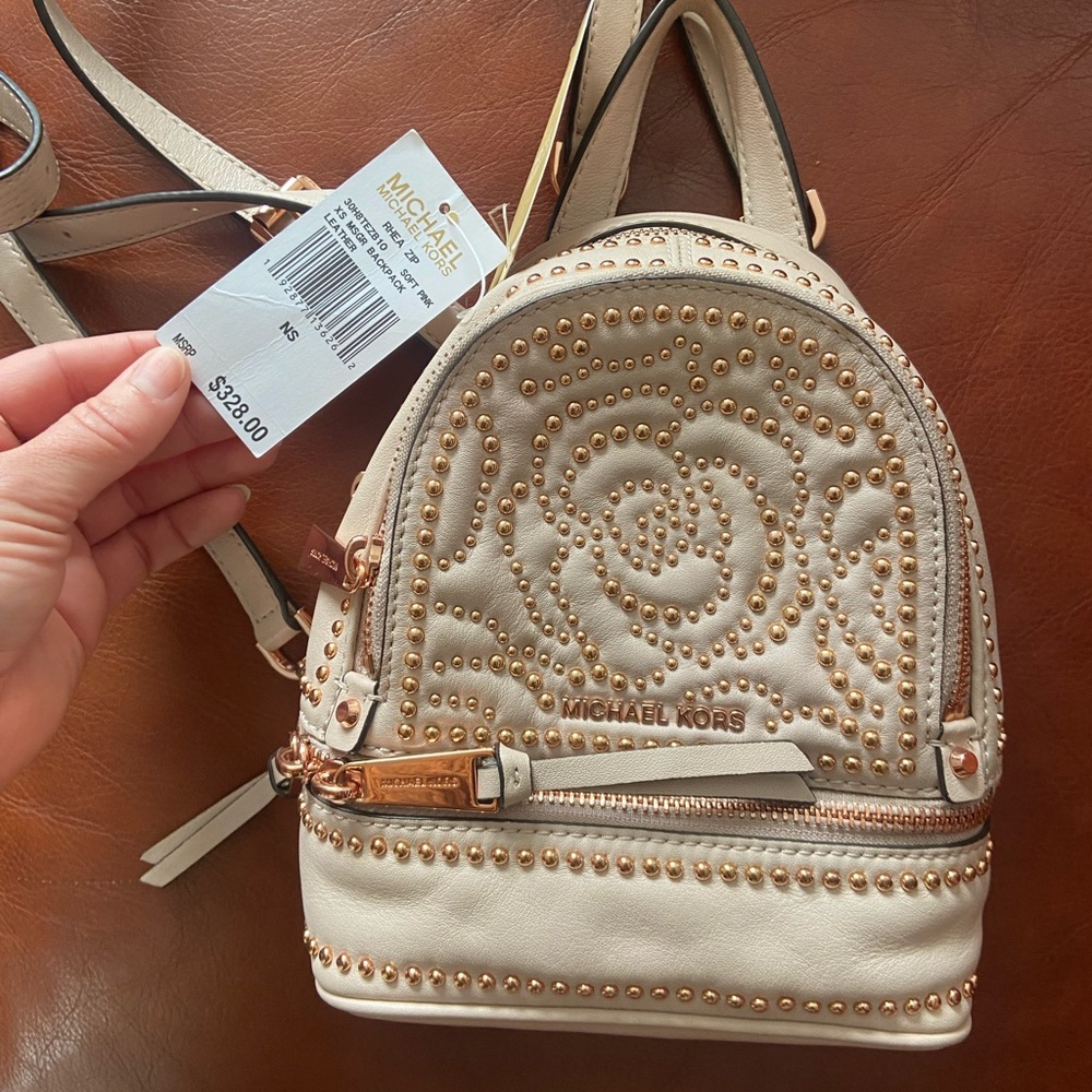 Michael Kors mini backpack!